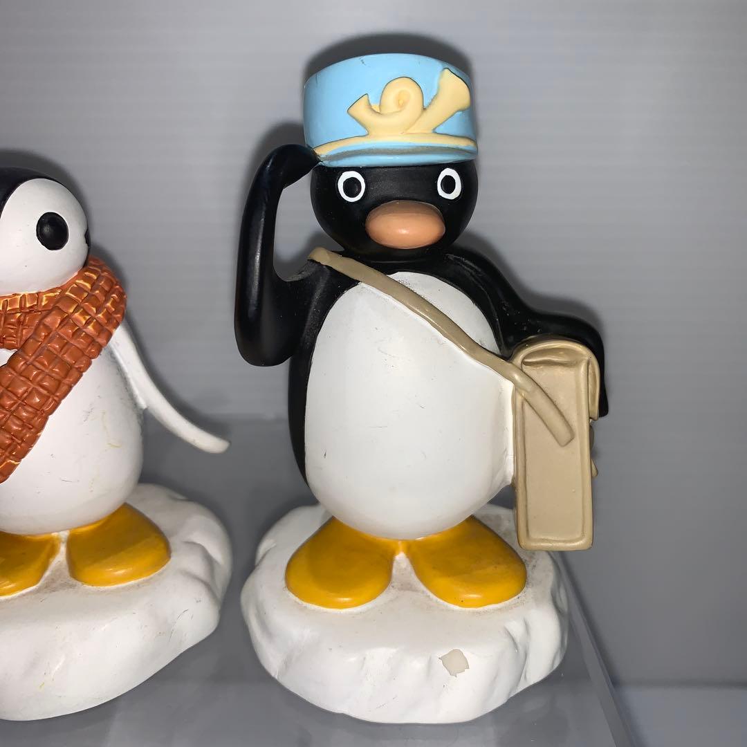 ピングー　PNIGU 陶器 フィギュア　郵便配達　レトロ　まとめ売り