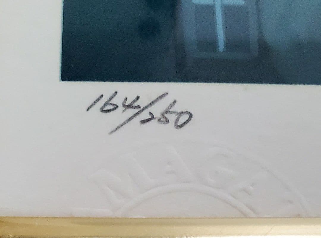 SGOSSKヒロ ヤマガタ　そよ風に乗って　シルクスクリーン　直筆サイン