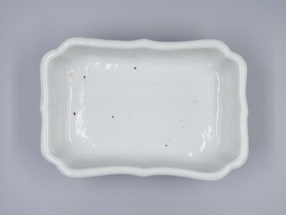 【瓷】　★ 瓷器 粉彩唐子紋水仙鉢 ★　清朝期　花卉 果物 手描文様　明清磁器