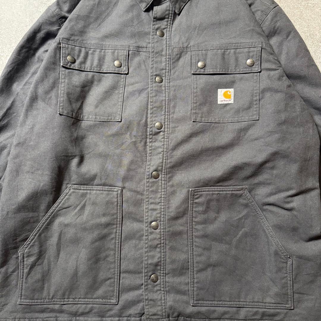 Carhartt カーハート ワークジャケット XL ダークグレー 古着