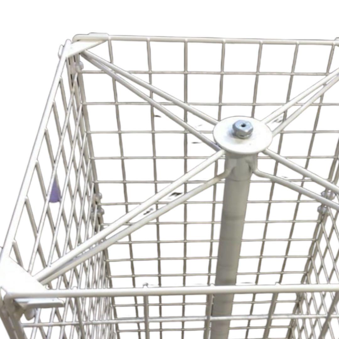 （美品）4面回転ネット什器スリム ロングタイプ