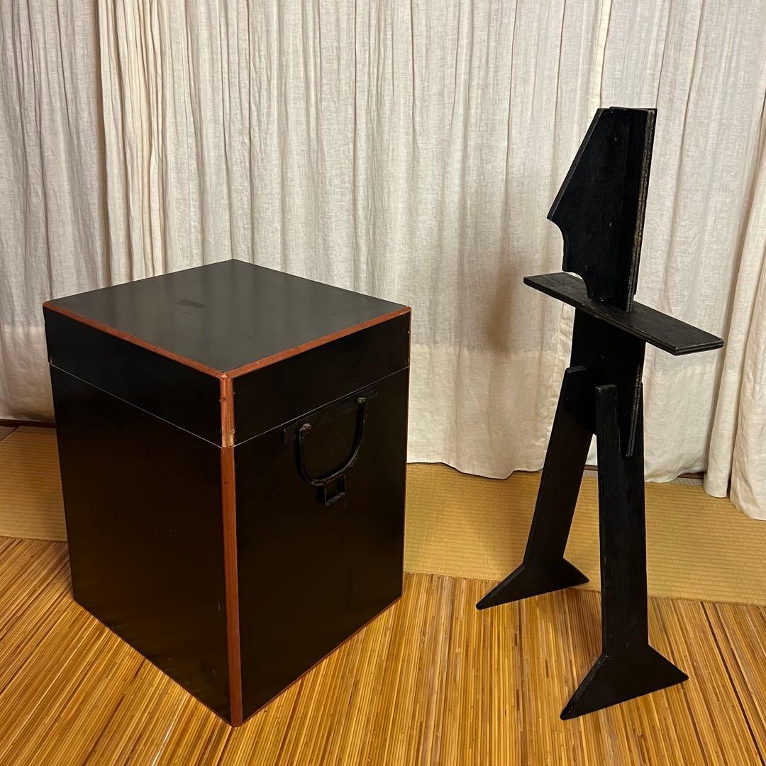 『【陽菜(ハル)さま専用』　当世具足 鉄鎧【等身大】鎧櫃、鎧立て付 鎧 一式