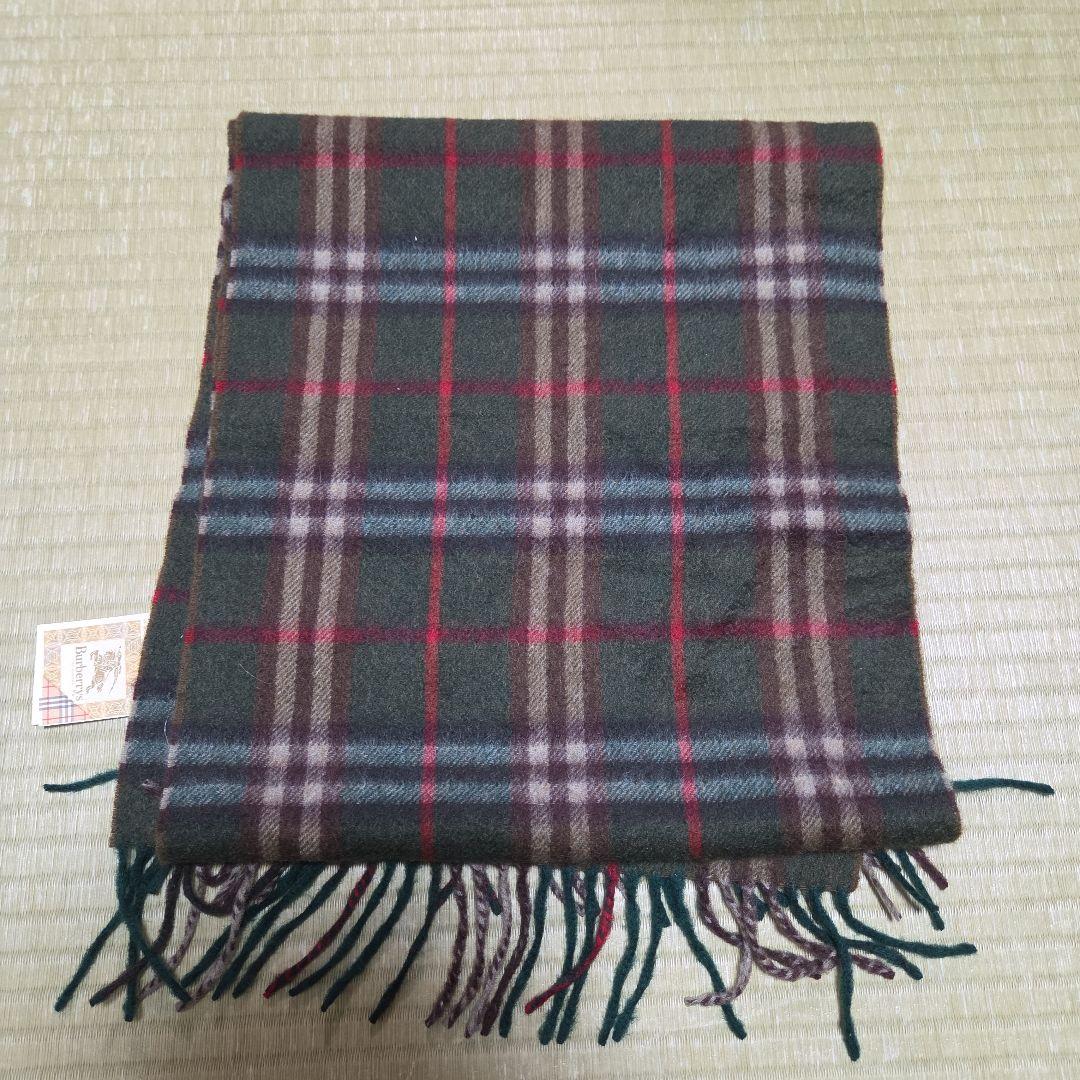 BURBERRY カシミア100% ノバチェック マフラー タグ付
