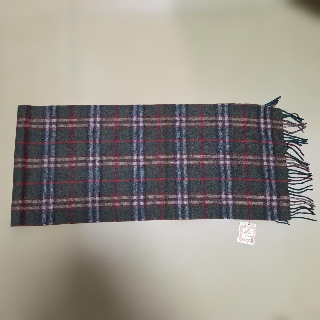 BURBERRY カシミア100% ノバチェック マフラー タグ付