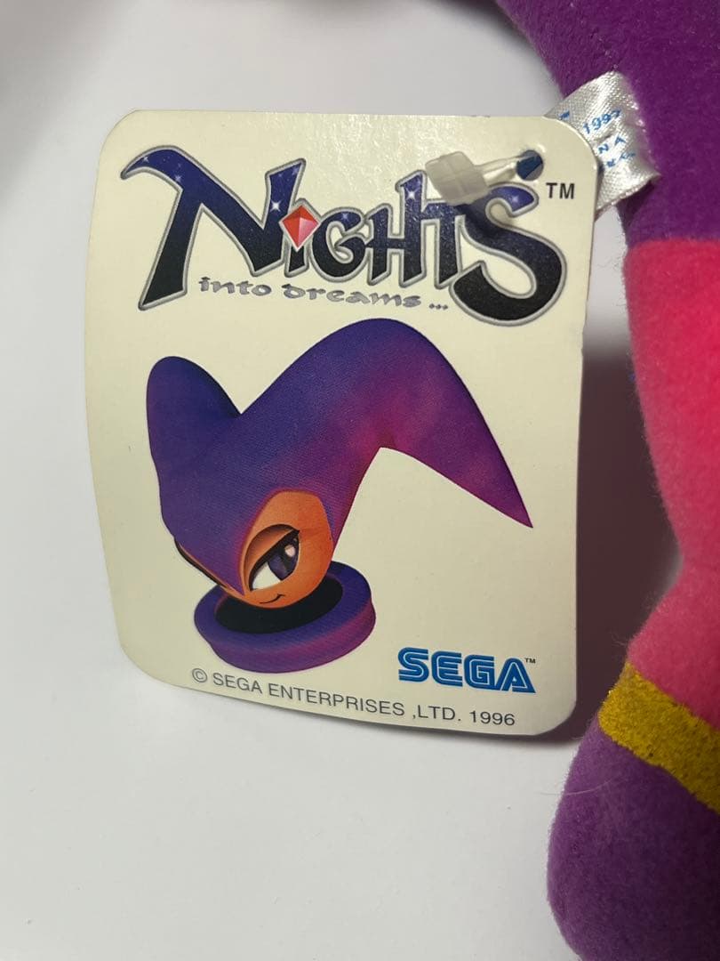 セガ　nights ナイツ　ぬいぐるみ② タグ付き