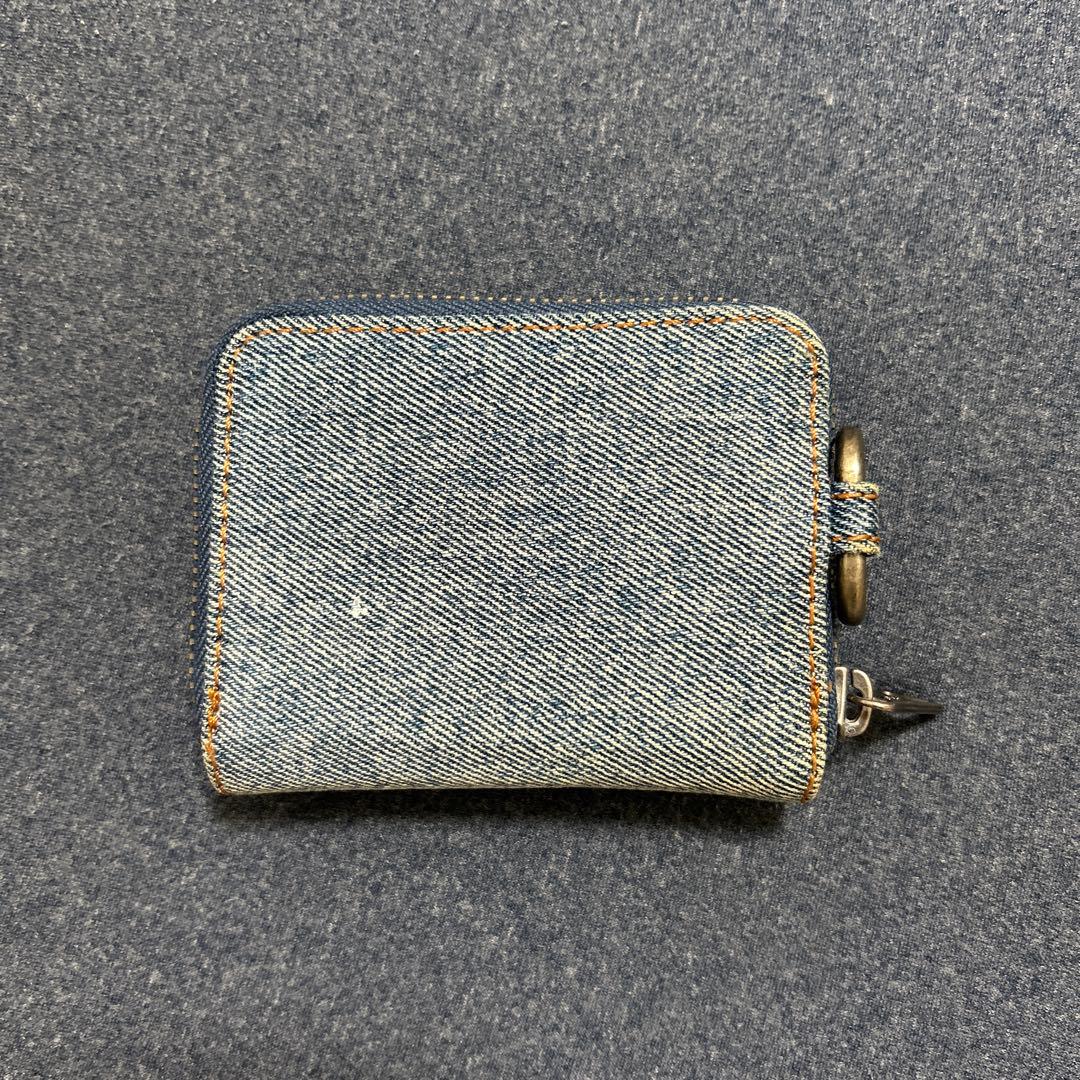 DIESEL ディーゼル　キーケース　ウォッシュデニム　ラウンド型　ウォレ