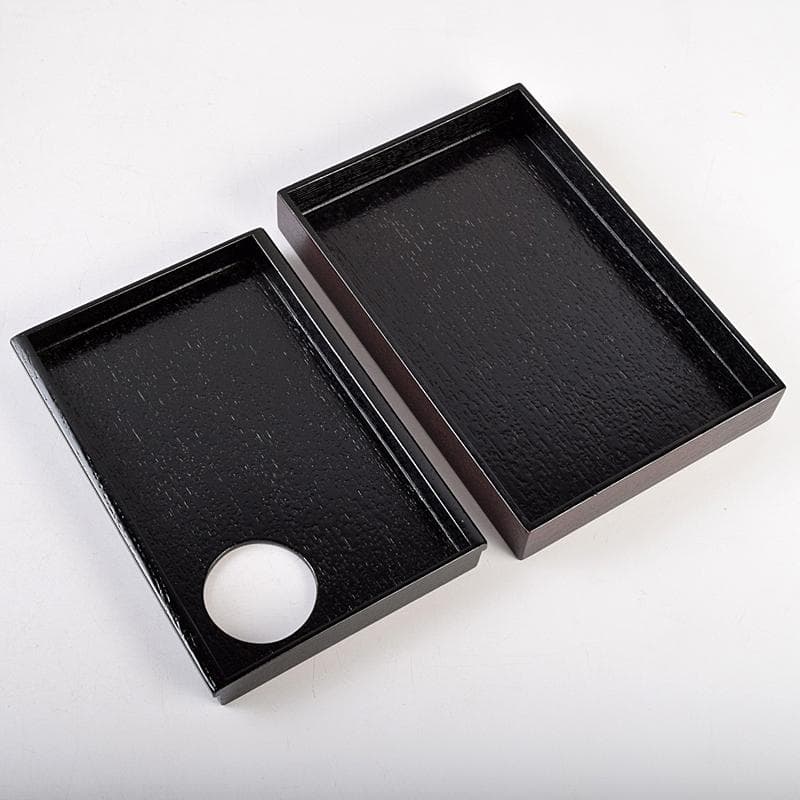 茶道具　柿合溜　四季七宝蒔絵　利休茶箱　赤楽茶碗　棗など　七点一式　MR9485