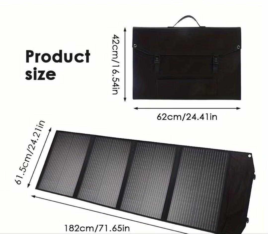 １月６日まで限定 200W ポータブルソーラーパネル