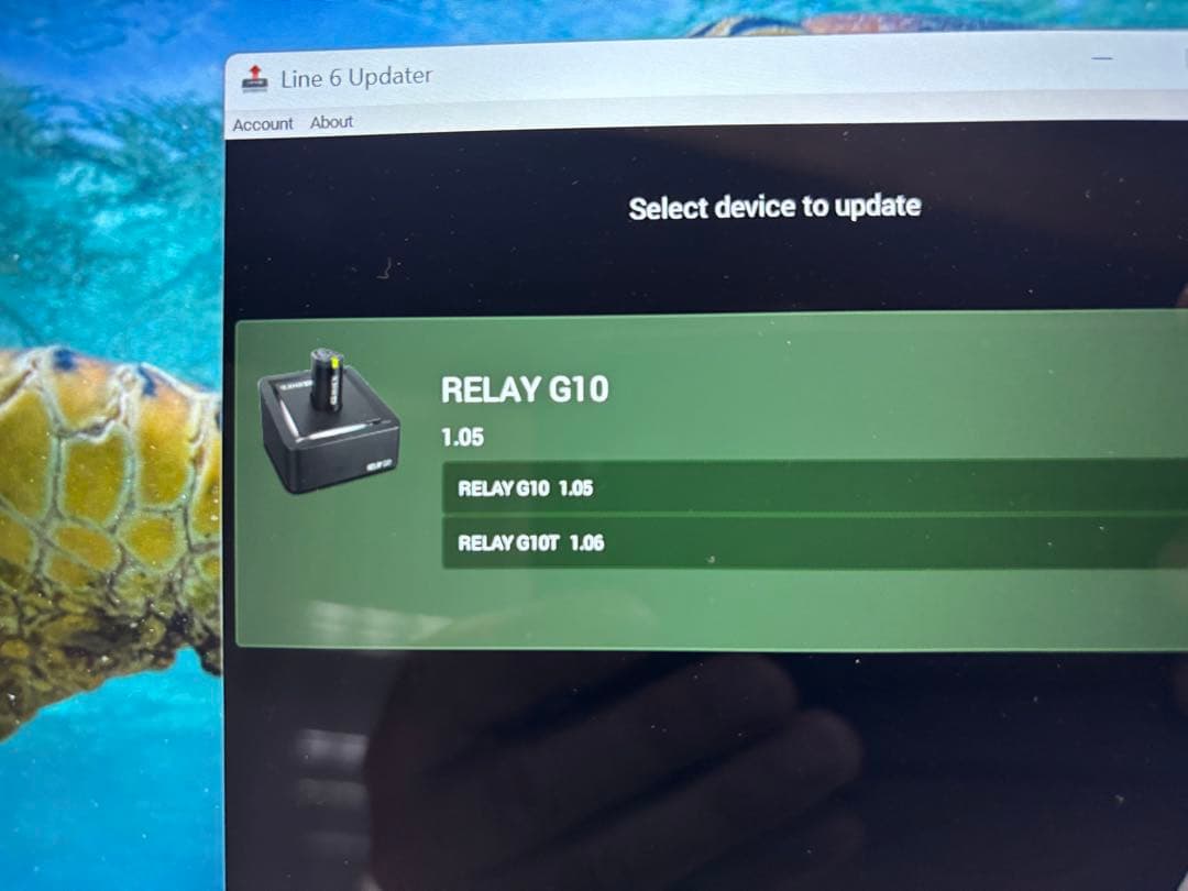 Relay G10 センターマイナスパワーサプライ可能　update済