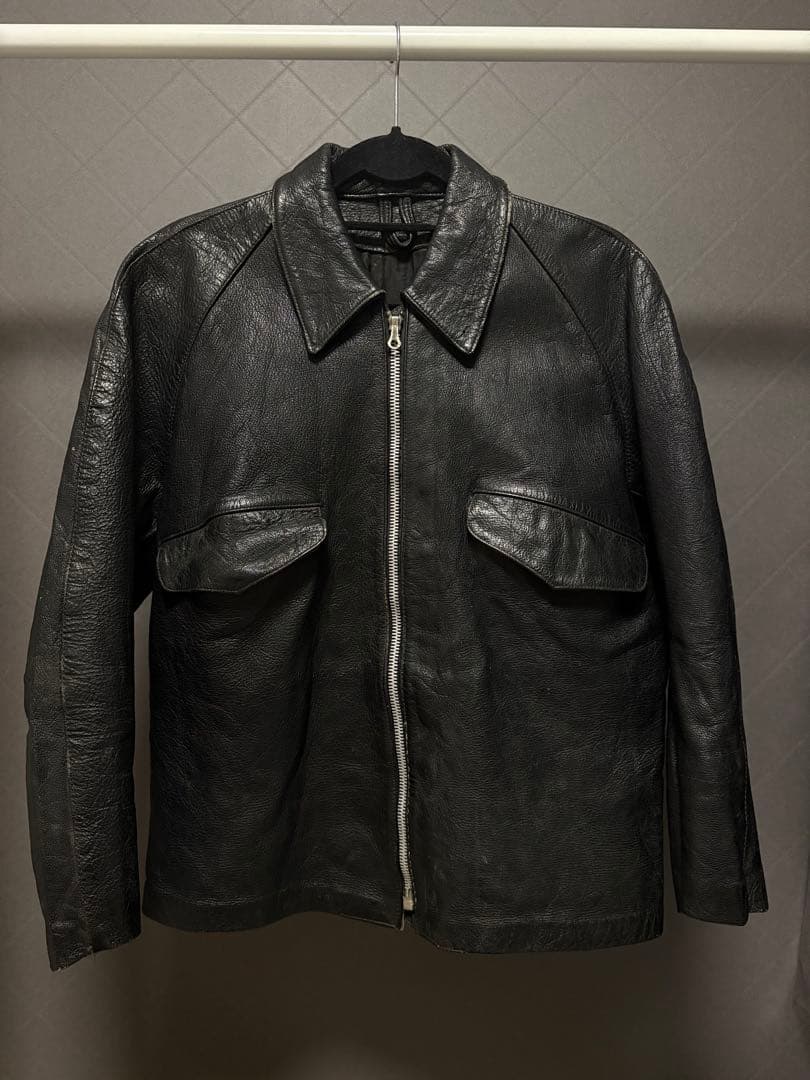 50s イタリア軍 レザージャケット ビンテージ