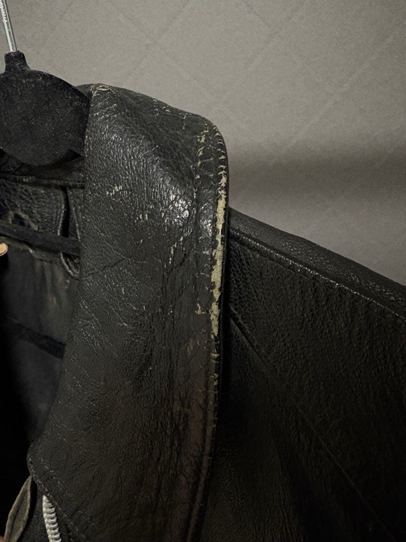 50s イタリア軍 レザージャケット ビンテージ