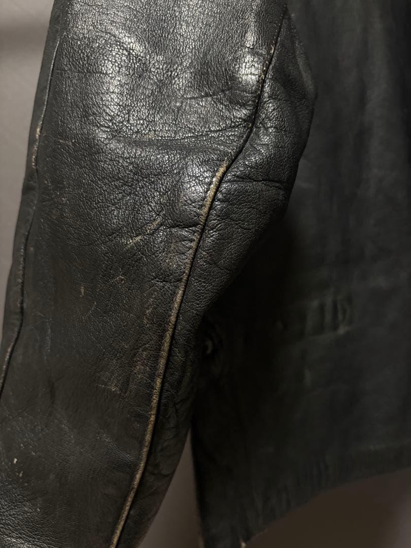 50s イタリア軍 レザージャケット ビンテージ