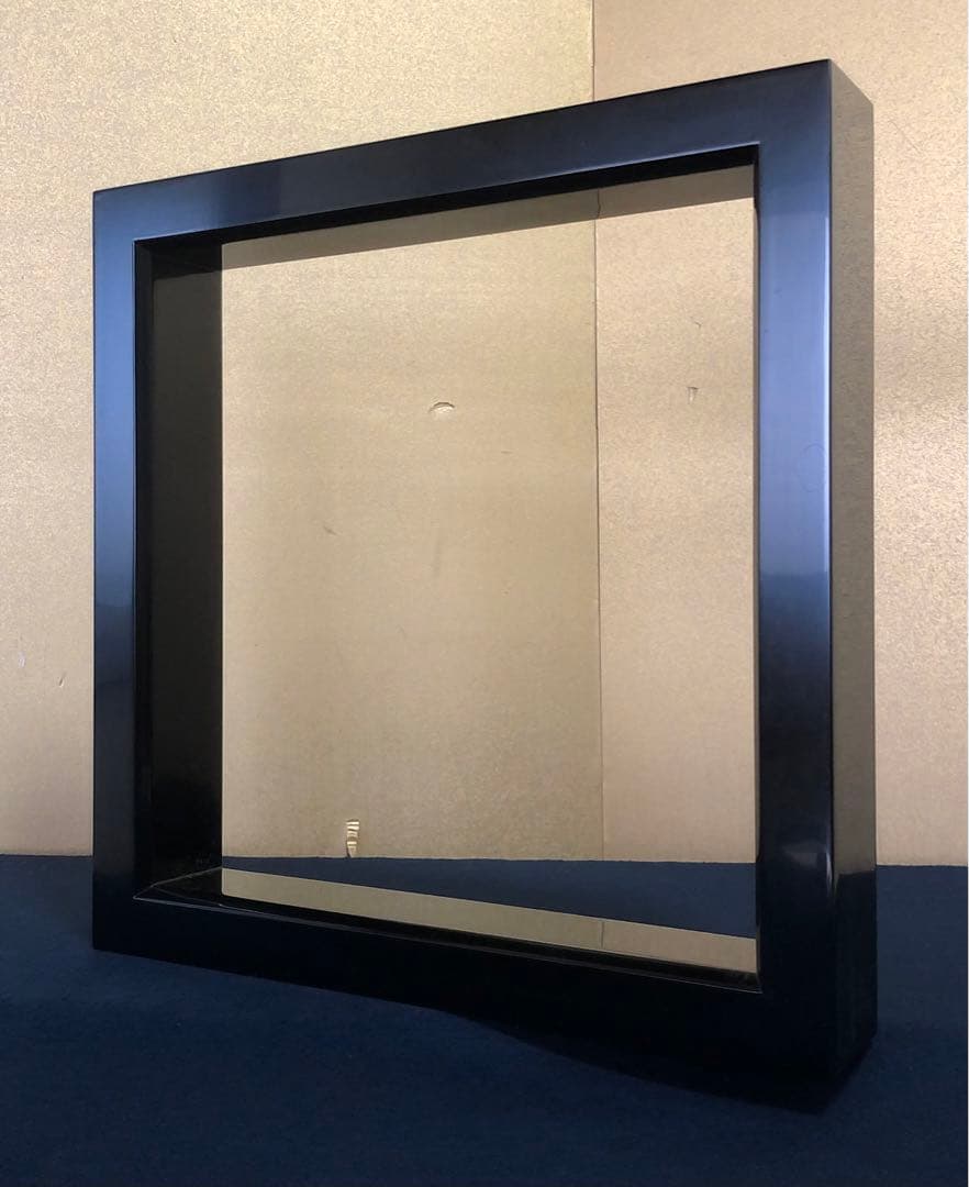 《R》輪島塗 黒真塗 炉縁 松本光栄堂 証紙 共箱 260108き1