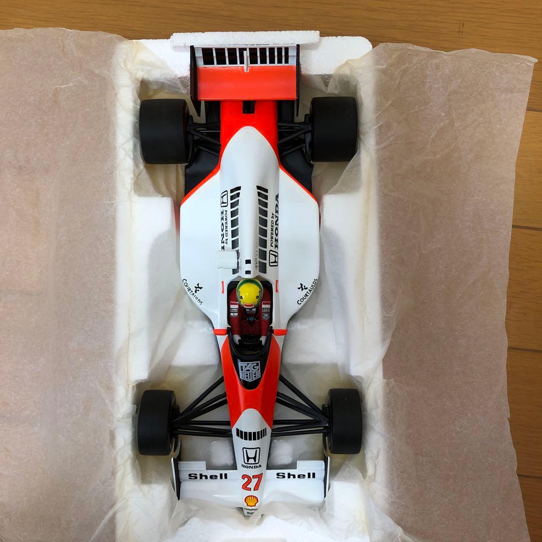 【値下げ】1/18 ミニチャンプス マクラーレンホンダ MP4/5B