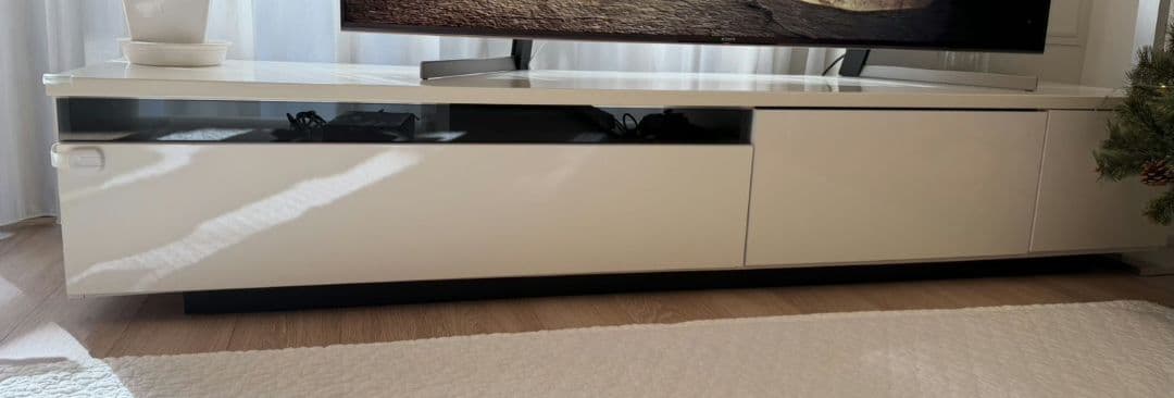 完売品【幅200】LOWYA テレビボード　ホワイト