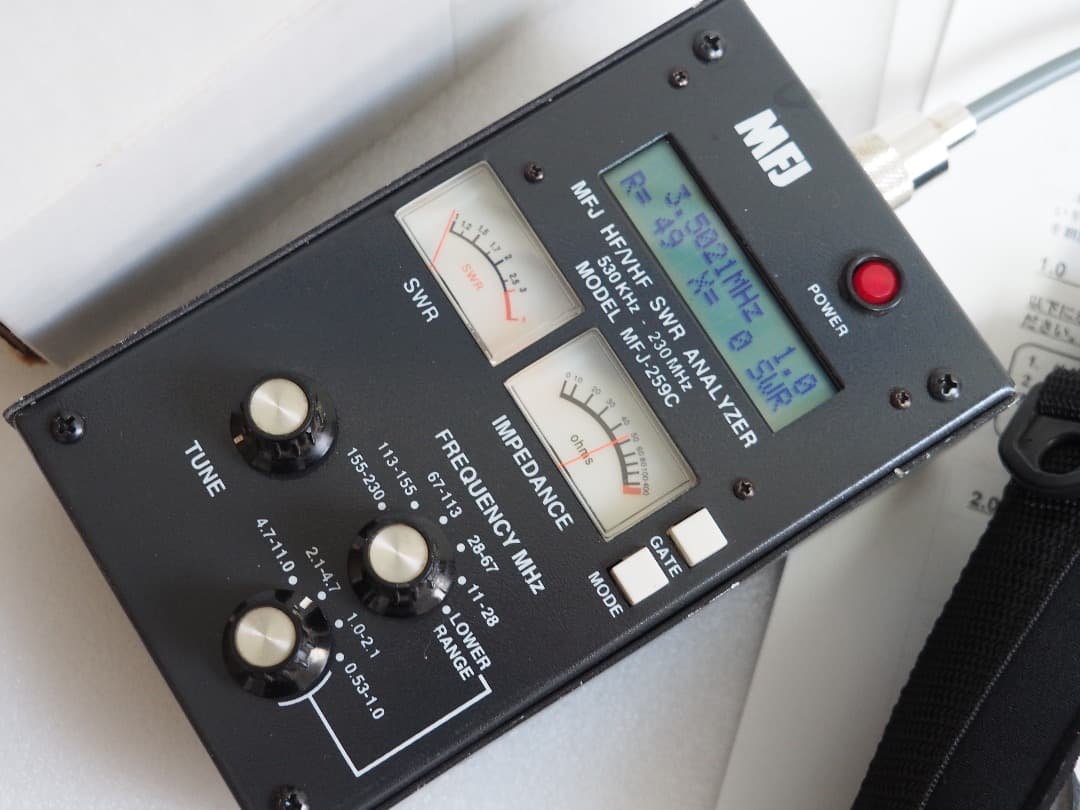 MFJ-259C SWRアナライザー ソフトケース付き