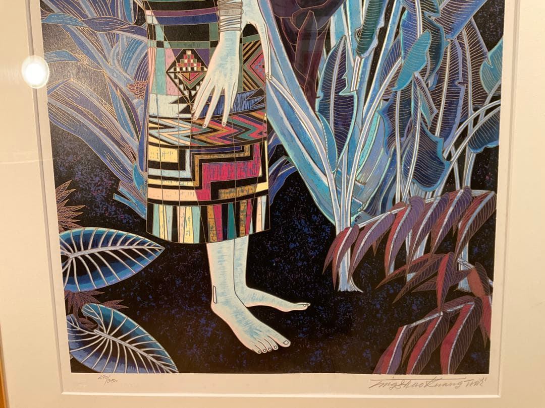 ティンシャオカン(丁紹光)「希望の光」シルクスクリーン　直筆サイン・作品証明書有