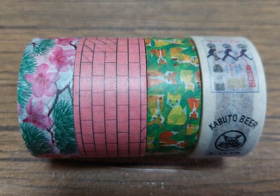 愛知mt展 ex　半田赤レンガ建物限定テープ　4巻きセット