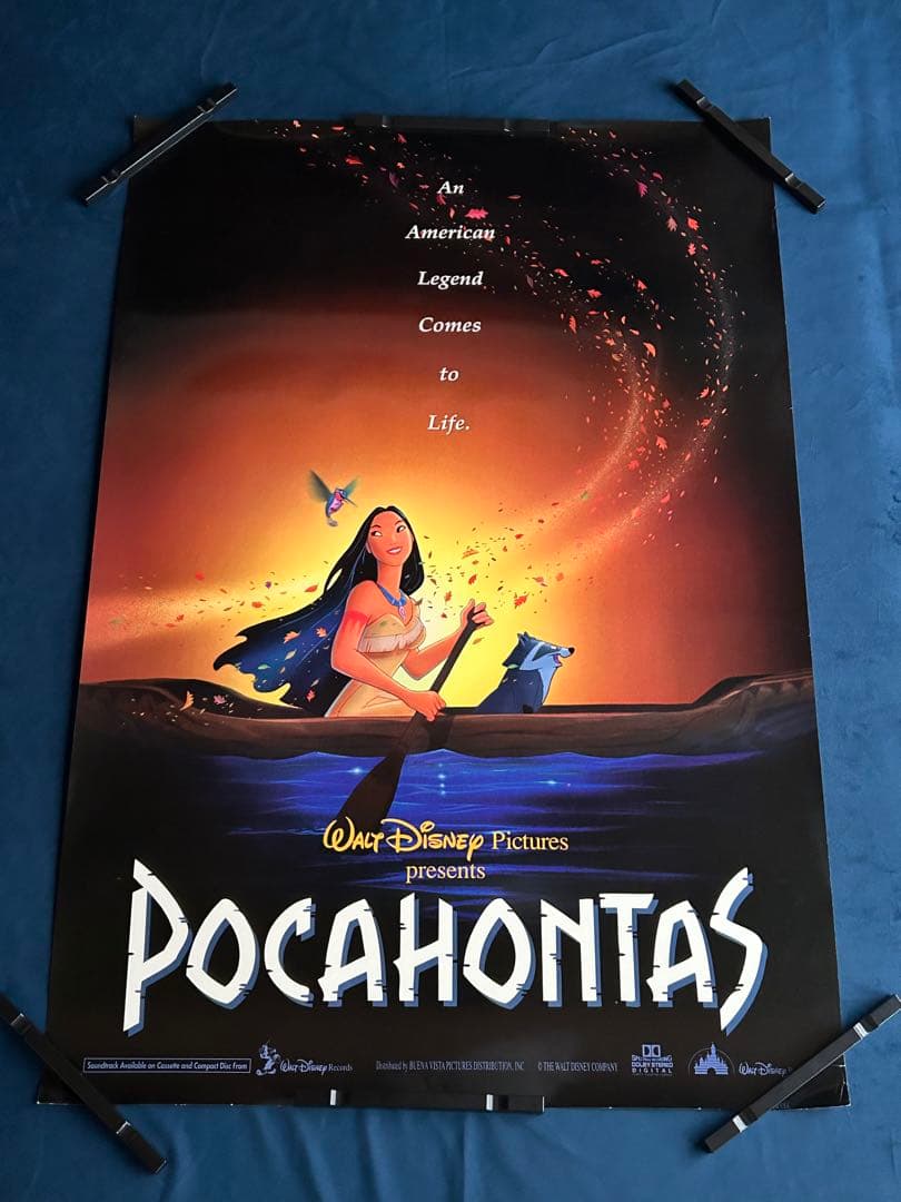 ポカホンタス　USオリジナル映画ポスター