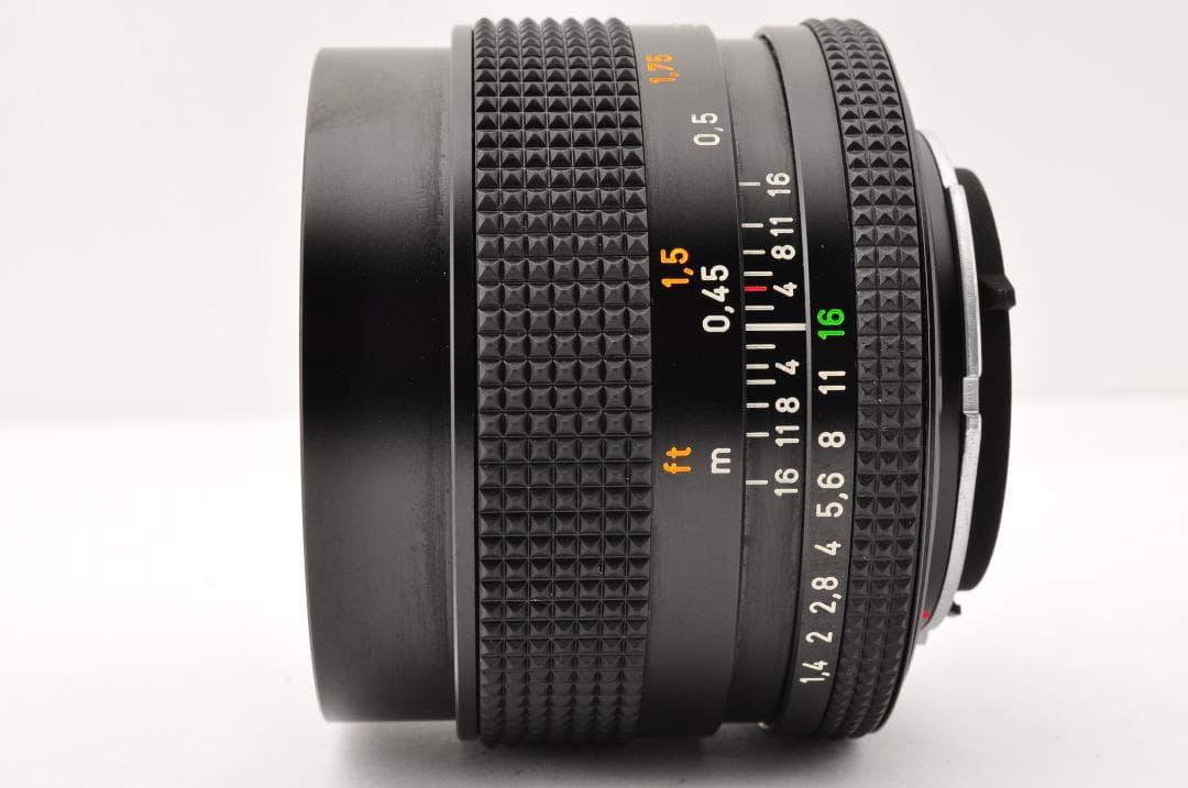 レンズ(単焦点) #EI16 Contax Planar T* 50mm f/1.4 MMJ