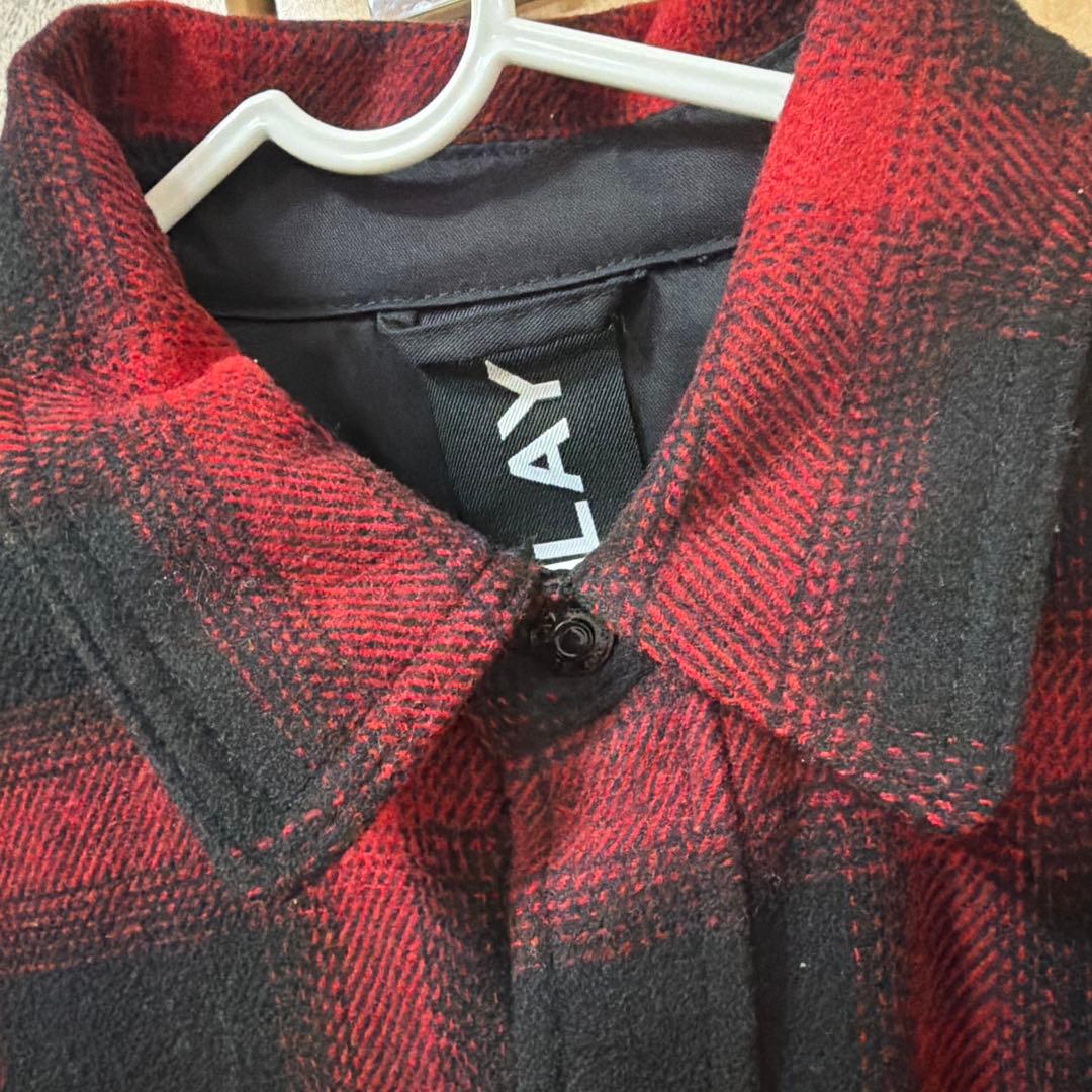 【新品未使用】REPLAY リプレイ　チェック柄ジャケット XL