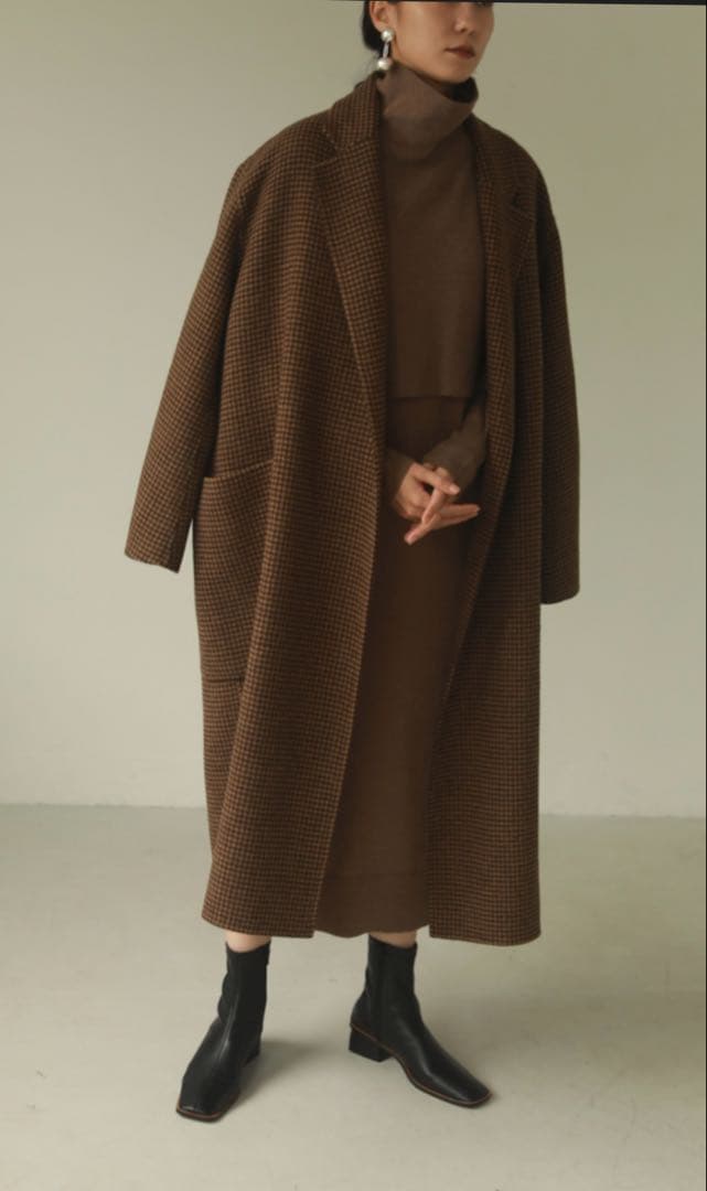 【セット販売】wool over coat 38 Lサイズ　ウールオーバーコード