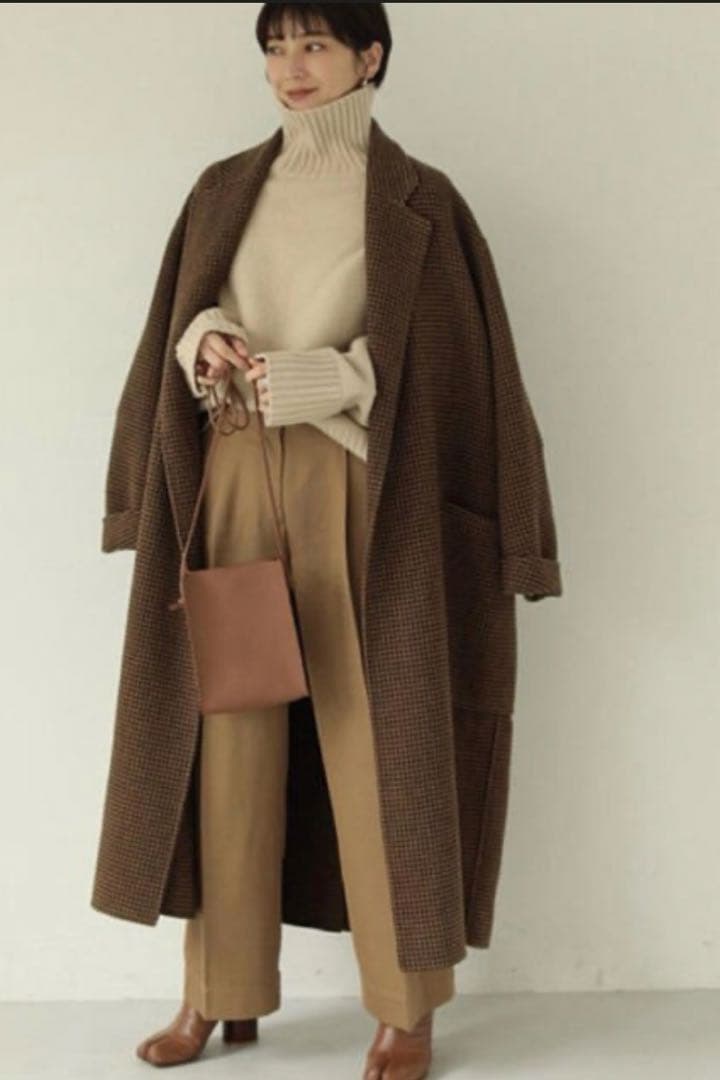 【セット販売】wool over coat 38 Lサイズ　ウールオーバーコード