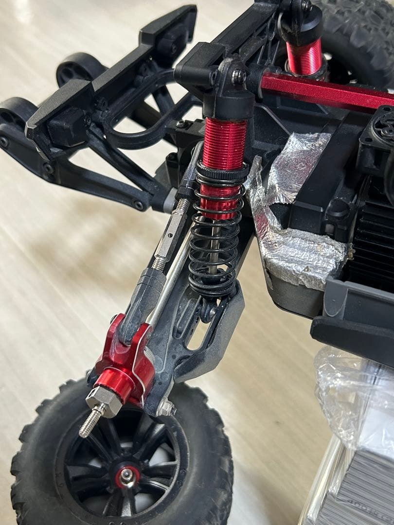 MJX 1/10 10208 ブラシレス 社外アルミパーツ ラジコン 新品タイヤ