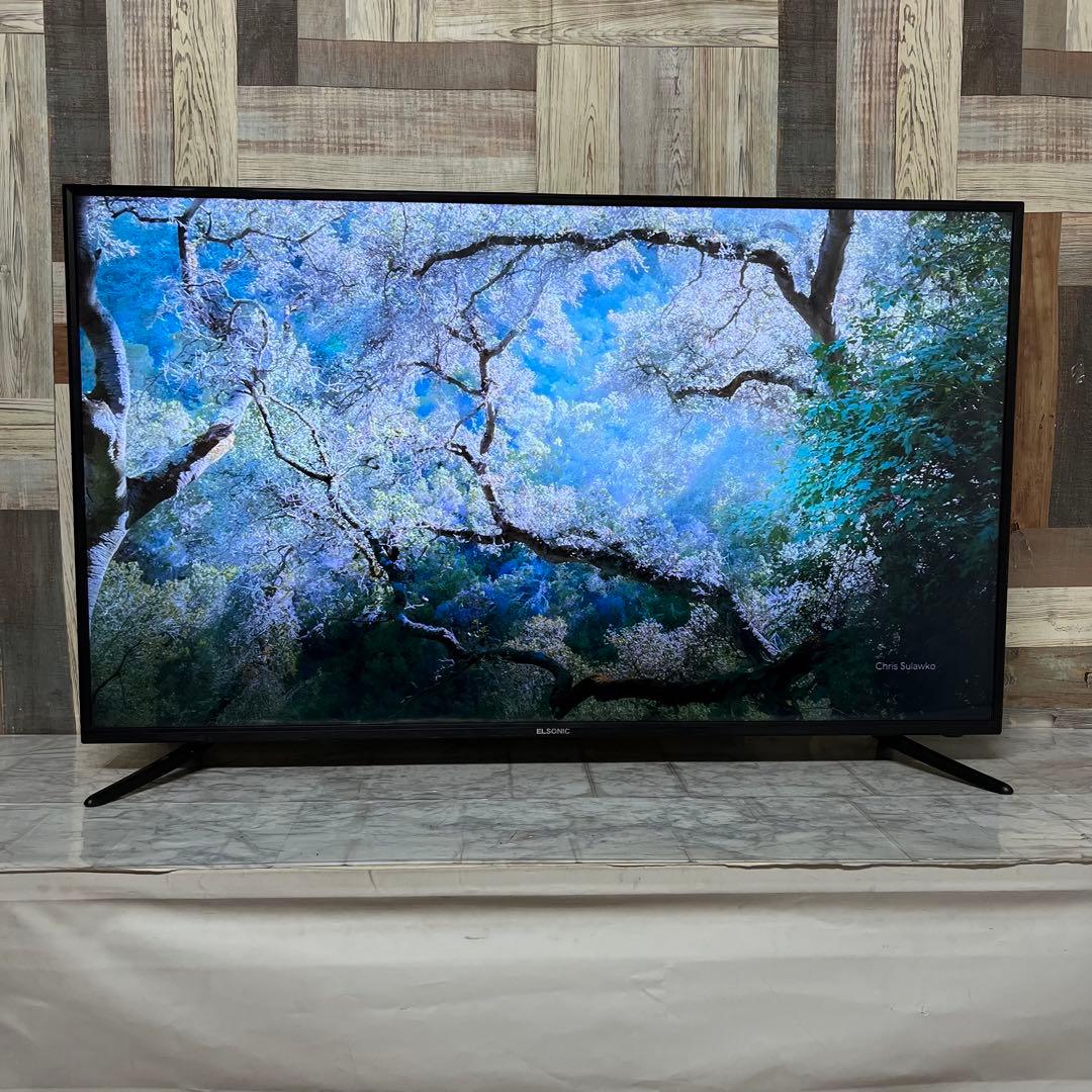 即日受渡❣️全国送料込ELSONIC49型4K液晶テレビWチューナー外付け録画可能