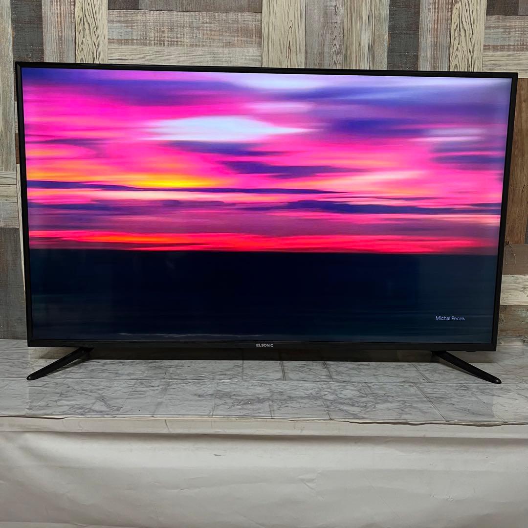 即日受渡❣️全国送料込ELSONIC49型4K液晶テレビWチューナー外付け録画可能