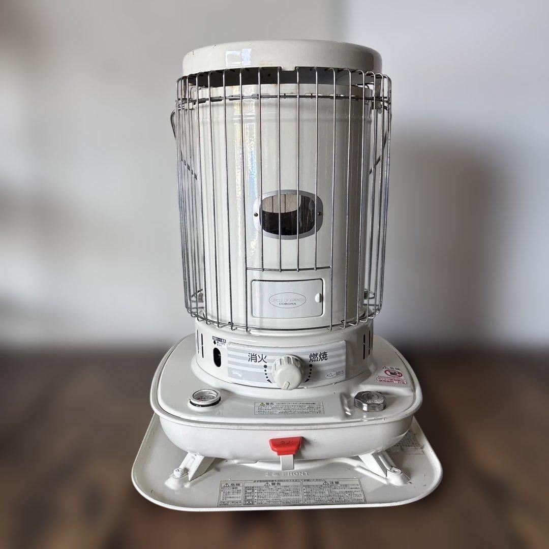 コロナ CORONA 石油ストーブ ホワイト型式 KCL-6615
