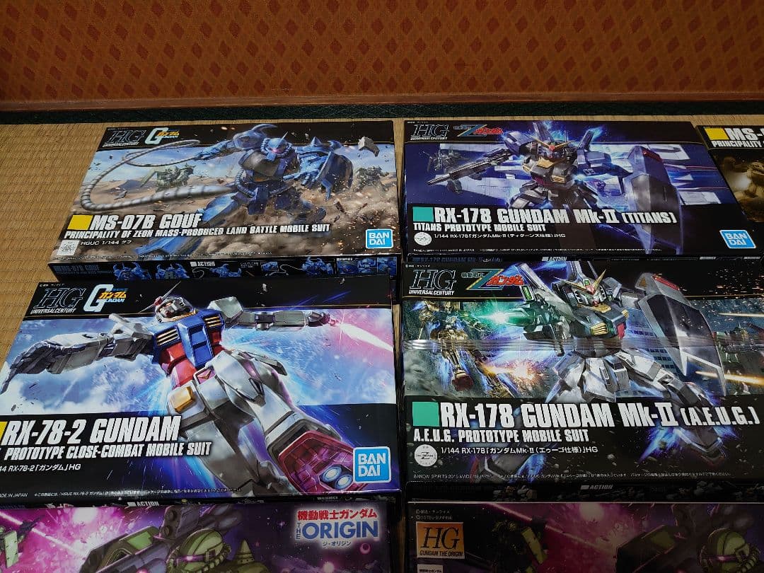 未組立　ガンプラ　ガンダム HGシリーズ セット 9点　まとめ売り