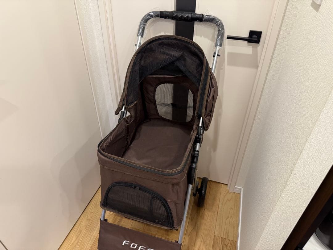 FOFO ペットカート バギー ブラウン 軽量 犬 フォフォ