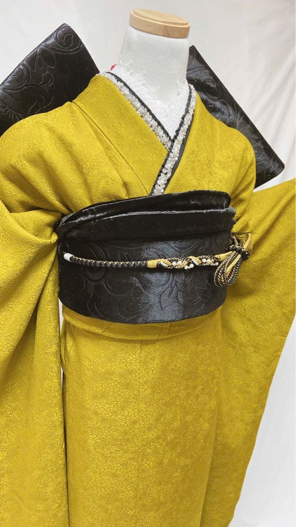 無地振袖　成人式　フルセット　正絹　振袖フルセット 振袖6点セット