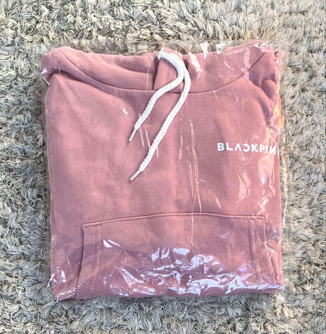 BLACKPINK DEADLINEプルオーバーフーディー ピンク　ショート