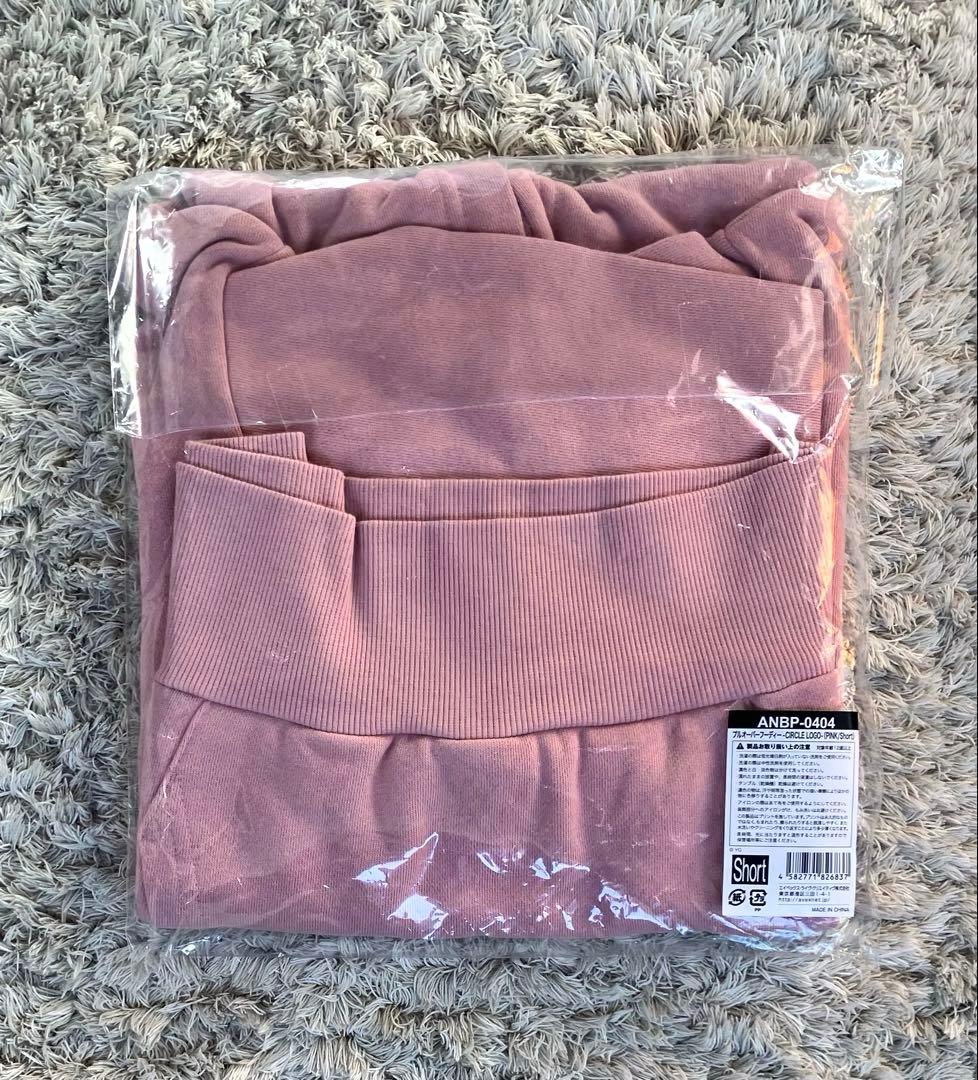 BLACKPINK DEADLINEプルオーバーフーディー ピンク　ショート