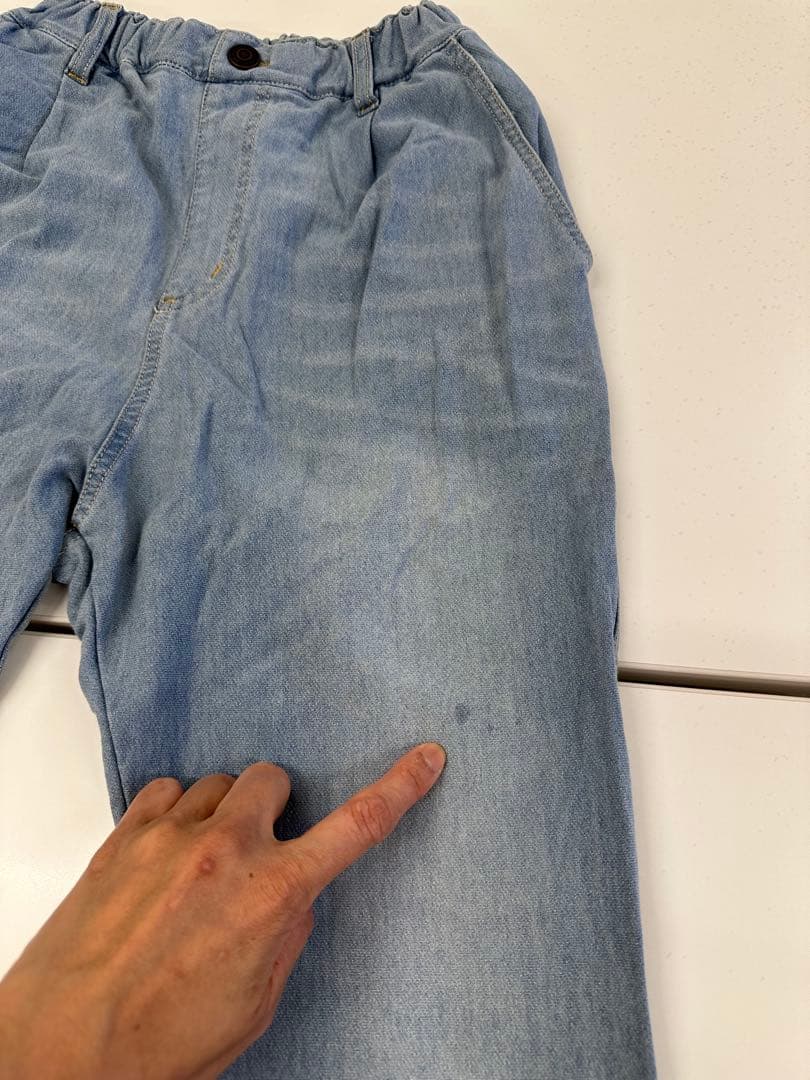 branshes、無印良品　デニムパンツ、ブラックパンツ　150 8本まとめ売り