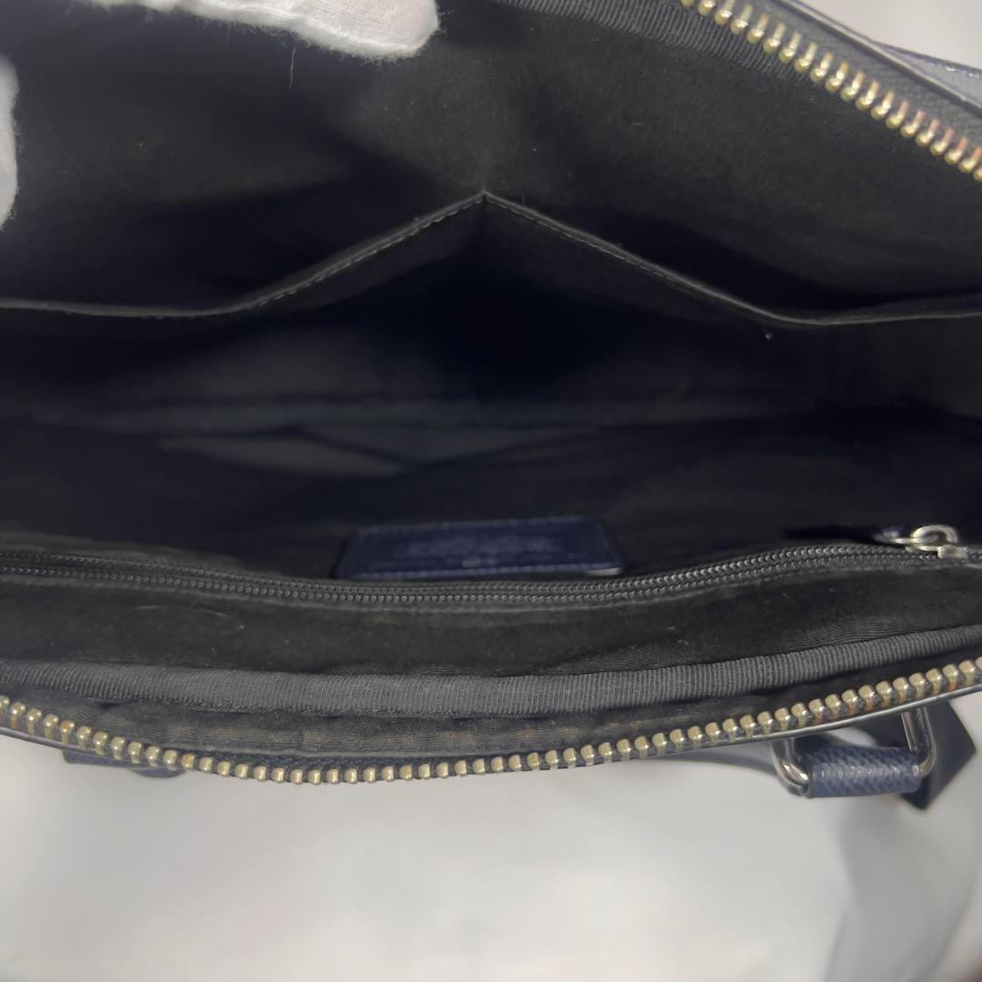 COACH ネイビー ビジネスバッグ