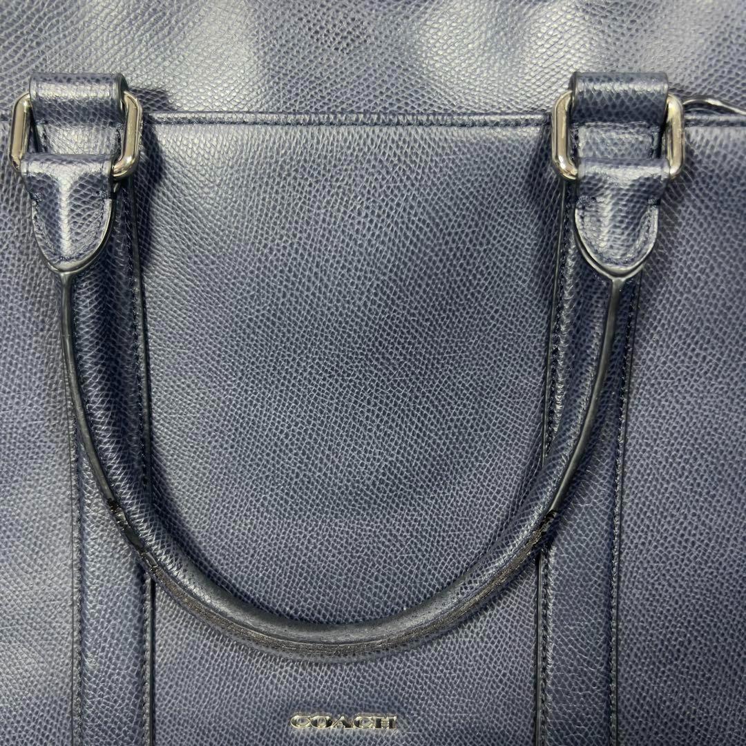 COACH ネイビー ビジネスバッグ