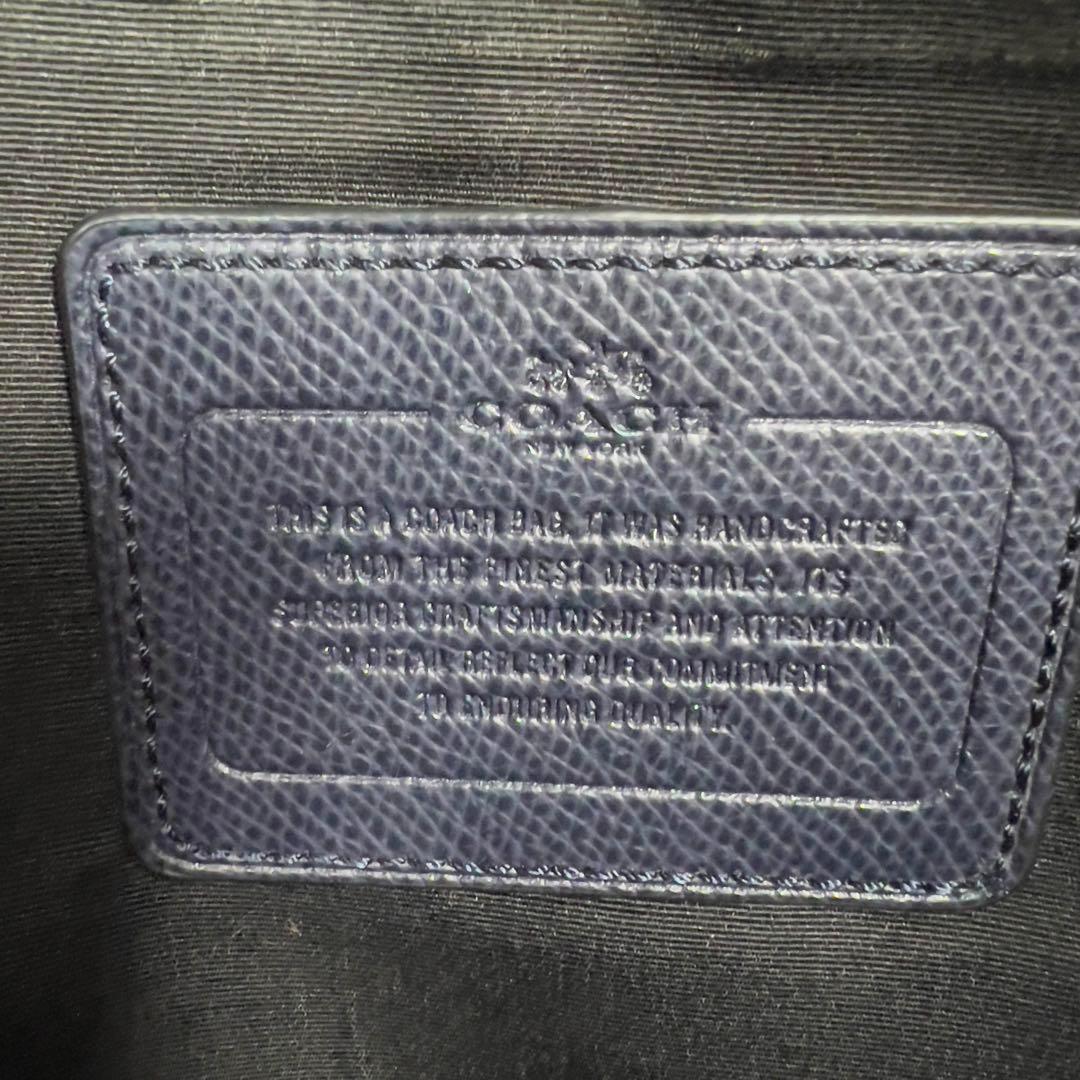 COACH ネイビー ビジネスバッグ