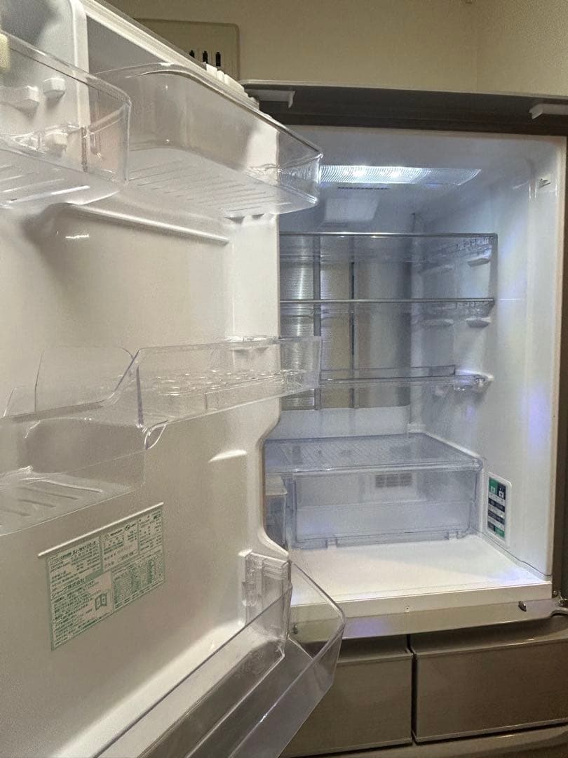 シャープ 冷蔵庫 412L 両開き 2018年製 美品