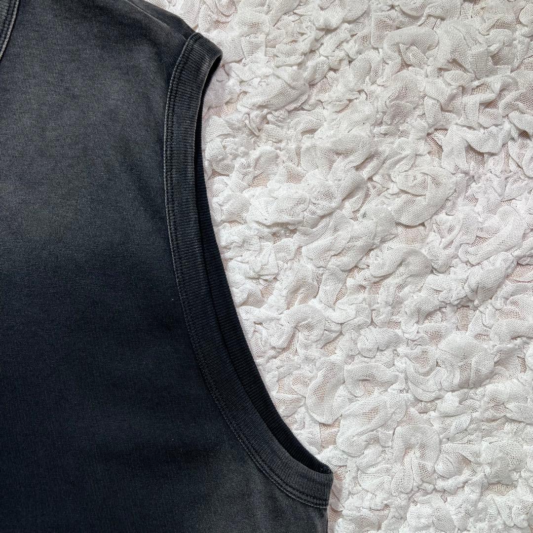 『パクゴヌク着用』　DIESEL タンクトップ　即完売　フェード　黒　XXL