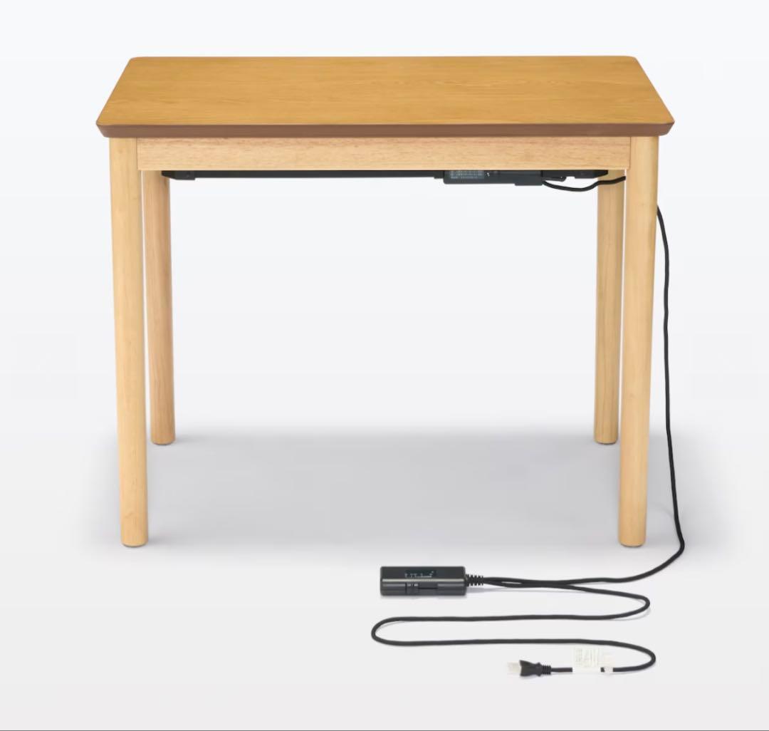 無印良品　デスクこたつ ナチュラル／ＭＪ‐ＤＫ１‐Ｎ