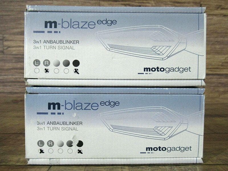 未使用保管 モトガジェット mo-Blaze Edge ウィンカー 左右 2個