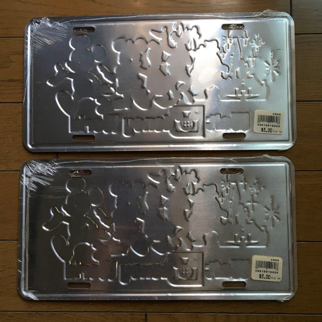 アンティーク　30年前　Walt Disney World プレート　2枚セット