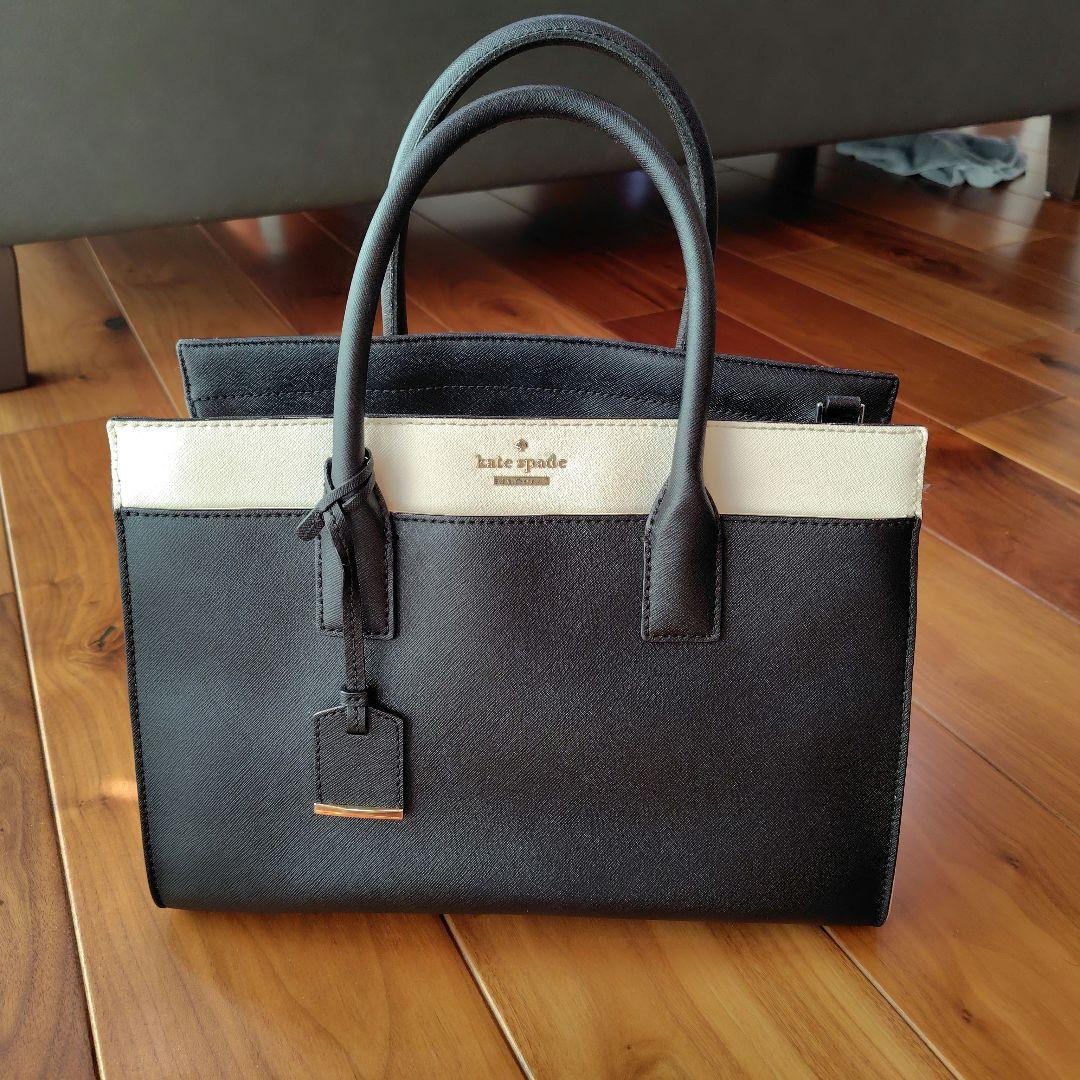 KATE SPADE バッグ 黒と白