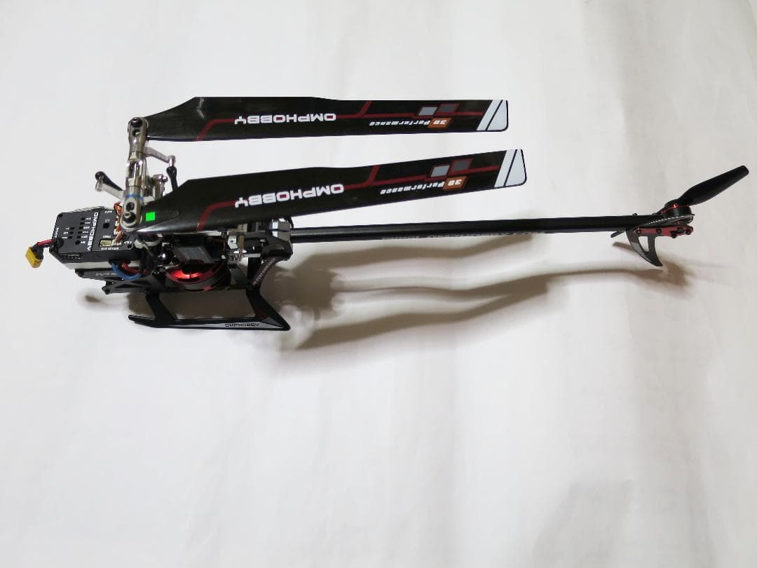 美品 OMPHOBBY M2 EVO Glamor Red レッド エボ ヘリ