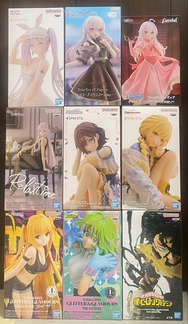 アニメフィギュアまとめ売り9個