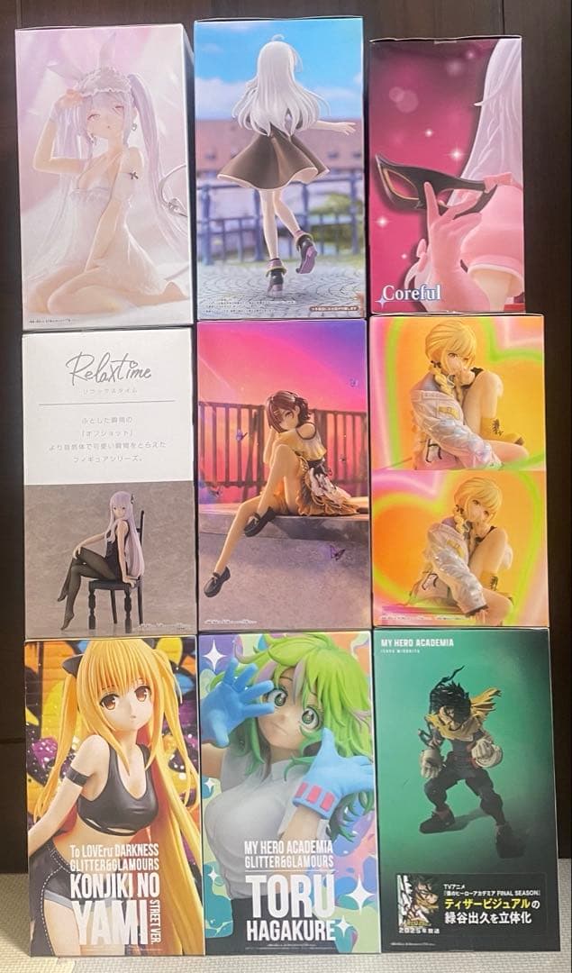 アニメフィギュアまとめ売り9個