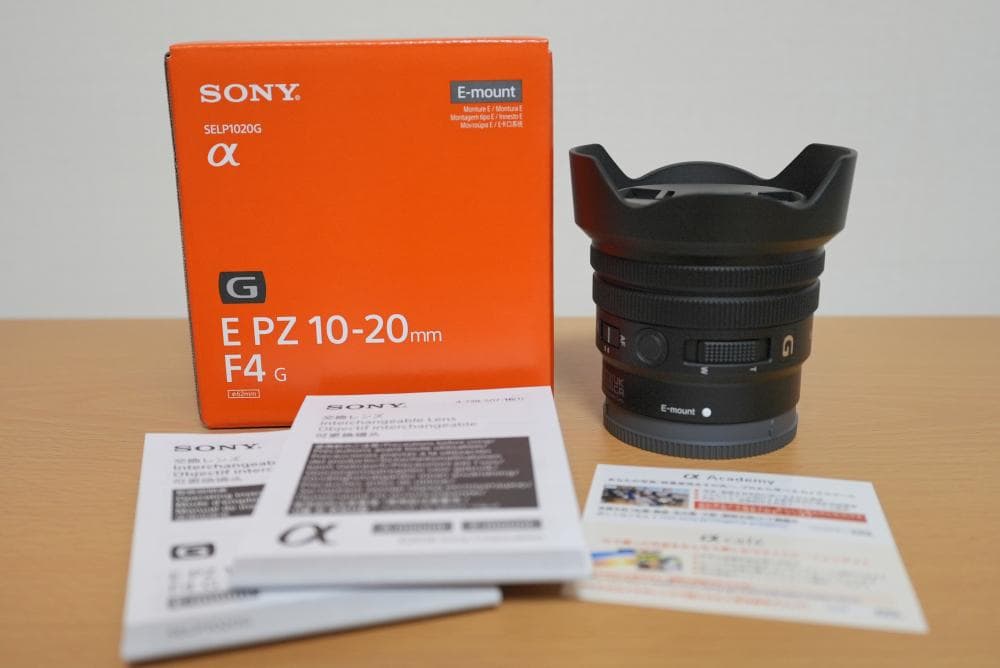 【美品】SONY E PZ 10-20mm F4 G SELP1020G